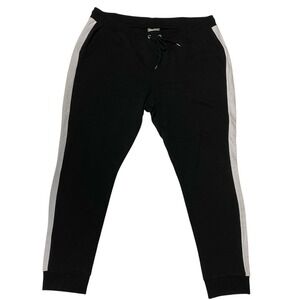 ASOS Womens Size 4XL Joggers Black/White Trim
